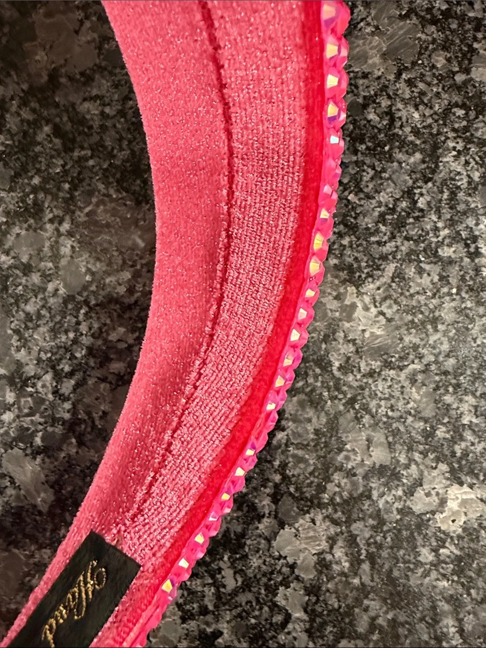 Hand made Sparkle Pink Glitter Rhinestone 